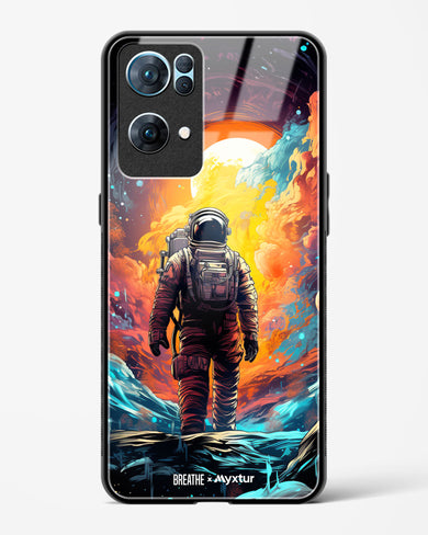 Technicolor Space Adventure [BREATHE] Glass Case Phone Cover (Oppo)