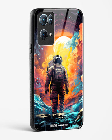 Technicolor Space Adventure [BREATHE] Glass Case Phone Cover (Oppo)
