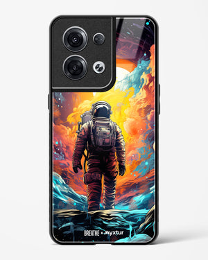 Technicolor Space Adventure [BREATHE] Glass Case Phone Cover (Oppo)