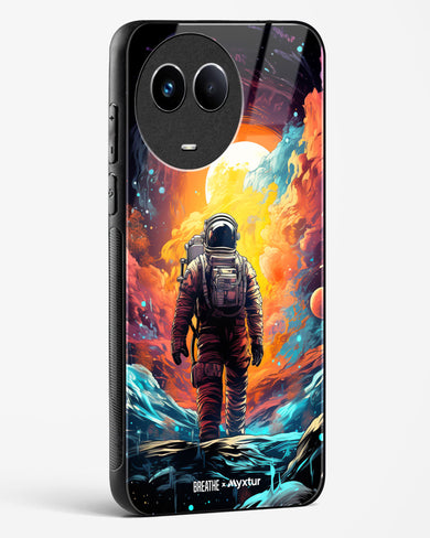 Technicolor Space Adventure [BREATHE] Glass Case Phone Cover (Realme)