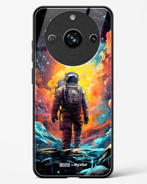 Technicolor Space Adventure [BREATHE] Glass Case Phone Cover (Realme)