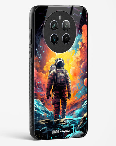 Technicolor Space Adventure [BREATHE] Glass Case Phone Cover (Realme)