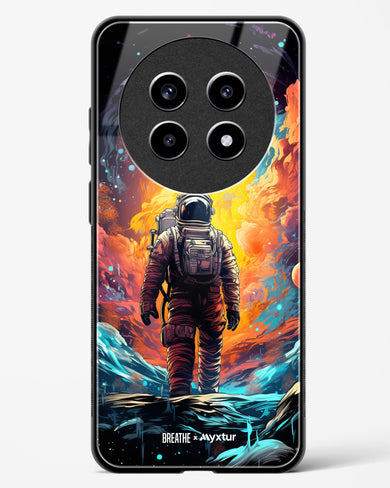 Technicolor Space Adventure [BREATHE] Glass Case Phone Cover (Realme)