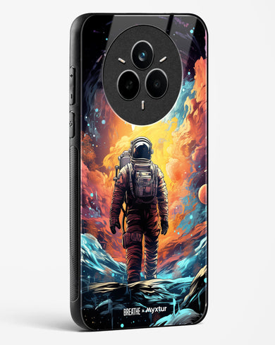 Technicolor Space Adventure [BREATHE] Glass Case Phone Cover (Realme)