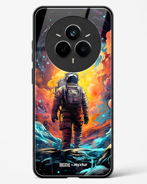 Technicolor Space Adventure [BREATHE] Glass Case Phone Cover (Realme)