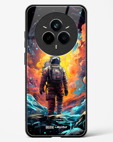 Technicolor Space Adventure [BREATHE] Glass Case Phone Cover (Realme)