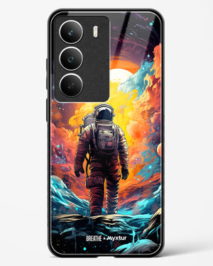 Technicolor Space Adventure [BREATHE] Glass Case Phone Cover (Realme)