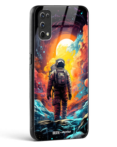 Technicolor Space Adventure [BREATHE] Glass Case Phone Cover (Realme)