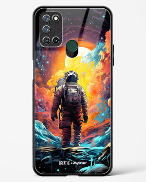 Technicolor Space Adventure [BREATHE] Glass Case Phone Cover (Realme)