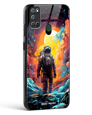 Technicolor Space Adventure [BREATHE] Glass Case Phone Cover (Realme)