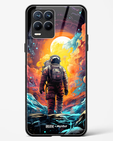 Technicolor Space Adventure [BREATHE] Glass Case Phone Cover-(Realme)