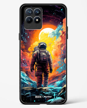 Technicolor Space Adventure [BREATHE] Glass Case Phone Cover (Realme)