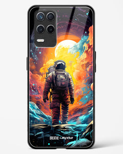 Technicolor Space Adventure [BREATHE] Glass Case Phone Cover (Realme)