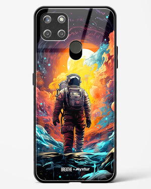 Technicolor Space Adventure [BREATHE] Glass Case Phone Cover (Realme)