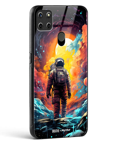 Technicolor Space Adventure [BREATHE] Glass Case Phone Cover (Realme)