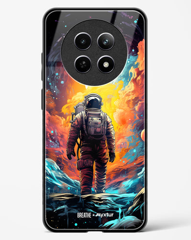 Technicolor Space Adventure [BREATHE] Glass Case Phone Cover (Realme)