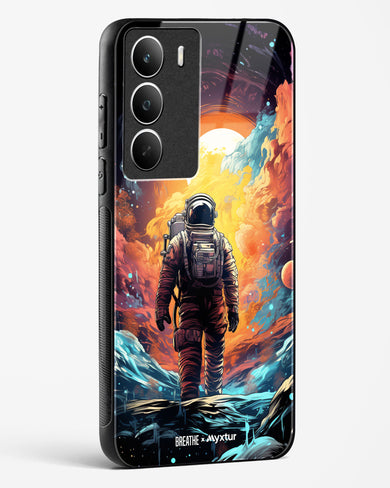 Technicolor Space Adventure [BREATHE] Glass Case Phone Cover (Realme)