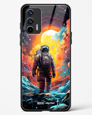 Technicolor Space Adventure [BREATHE] Glass Case Phone Cover (Realme)