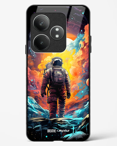 Technicolor Space Adventure [BREATHE] Glass Case Phone Cover (Realme)