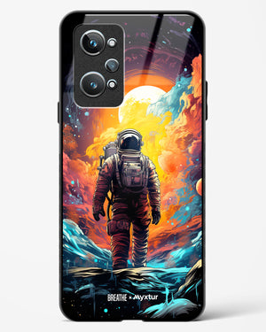 Technicolor Space Adventure [BREATHE] Glass Case Phone Cover (Realme)