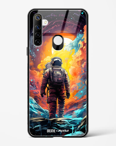 Technicolor Space Adventure [BREATHE] Glass Case Phone Cover-(Realme)