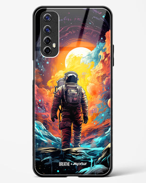 Technicolor Space Adventure [BREATHE] Glass Case Phone Cover (Realme)
