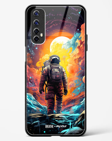 Technicolor Space Adventure [BREATHE] Glass Case Phone Cover (Realme)
