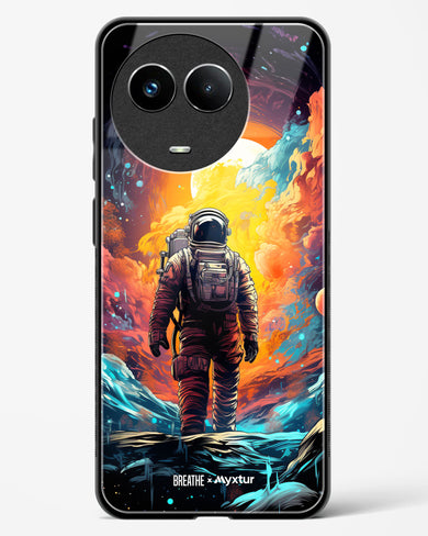 Technicolor Space Adventure [BREATHE] Glass Case Phone Cover (Realme)