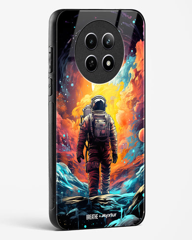 Technicolor Space Adventure [BREATHE] Glass Case Phone Cover (Realme)
