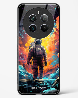 Technicolor Space Adventure [BREATHE] Glass Case Phone Cover (Realme)