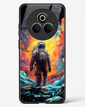 Technicolor Space Adventure [BREATHE] Glass Case Phone Cover (Realme)