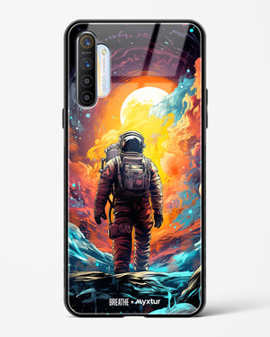 Technicolor Space Adventure [BREATHE] Glass Case Phone Cover (Realme)