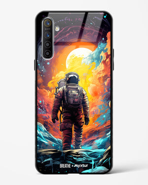 Technicolor Space Adventure [BREATHE] Glass Case Phone Cover (Realme)