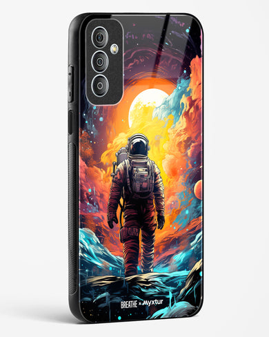 Technicolor Space Adventure [BREATHE] Glass Case Phone Cover-(Samsung)
