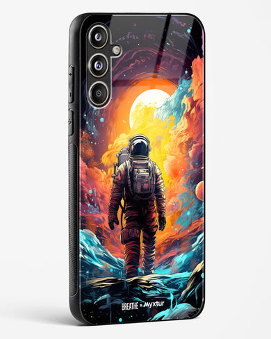 Technicolor Space Adventure [BREATHE] Glass Case Phone Cover (Samsung)