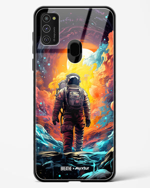 Technicolor Space Adventure [BREATHE] Glass Case Phone Cover (Samsung)