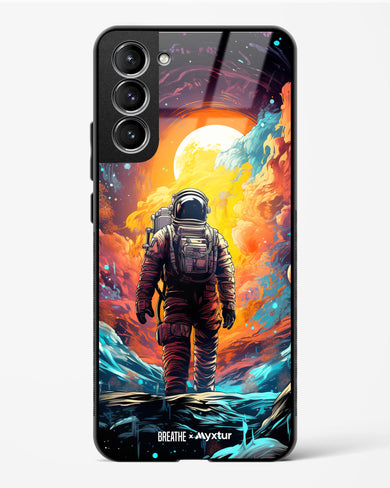 Technicolor Space Adventure [BREATHE] Glass Case Phone Cover (Samsung)