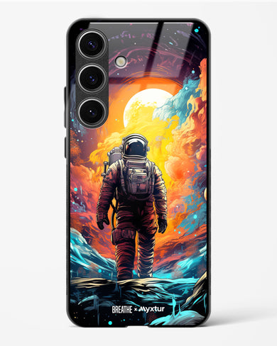 Technicolor Space Adventure [BREATHE] Glass Case Phone Cover (Samsung)