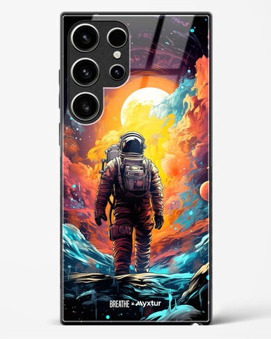 Technicolor Space Adventure [BREATHE] Glass Case Phone Cover (Samsung)