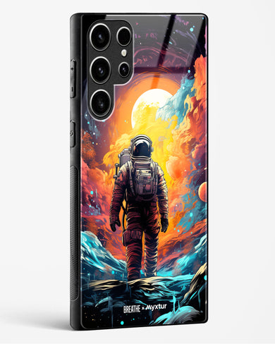 Technicolor Space Adventure [BREATHE] Glass Case Phone Cover (Samsung)