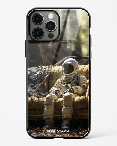 Space Couch Seclusion [BREATHE] Glass Case Phone Cover-(Apple)