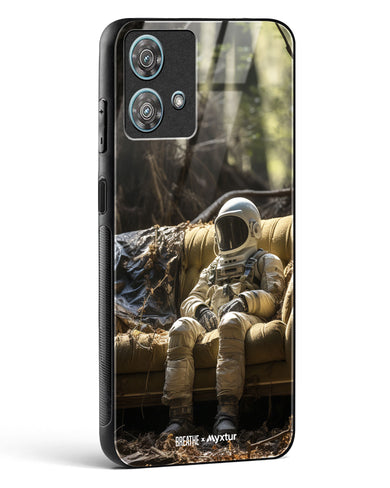 Space Couch Seclusion [BREATHE] Glass Case Phone Cover (Motorola)