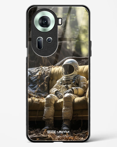 Space Couch Seclusion [BREATHE] Glass Case Phone Cover-(Oppo)
