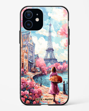 Pastel Paris Impressions [BREATHE] Glass Case Phone Cover (Apple)