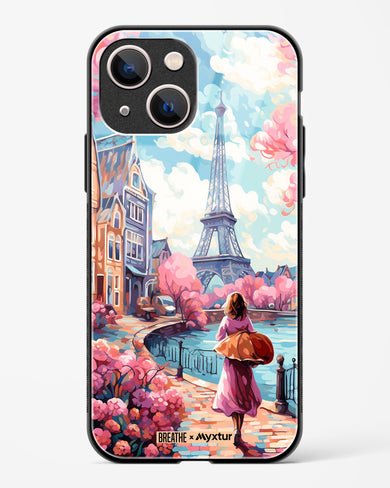 Pastel Paris Impressions [BREATHE] Glass Case Phone Cover (Apple)