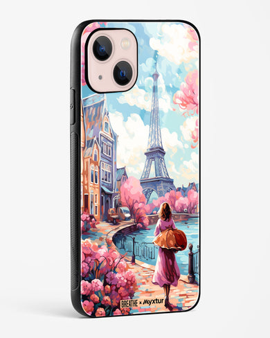 Pastel Paris Impressions [BREATHE] Glass Case Phone Cover (Apple)