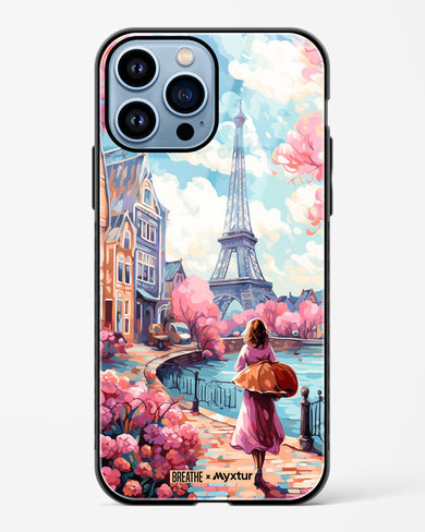 Pastel Paris Impressions [BREATHE] Glass Case Phone Cover (Apple)