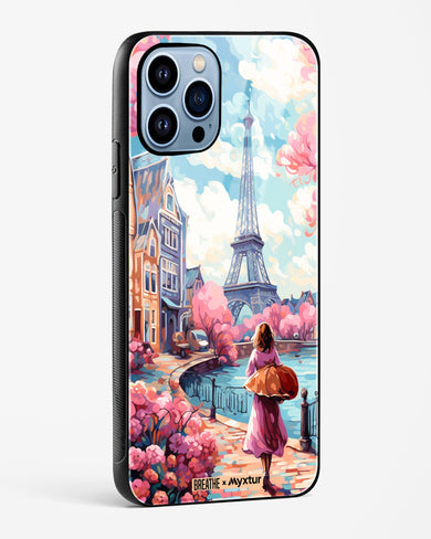 Pastel Paris Impressions [BREATHE] Glass Case Phone Cover (Apple)