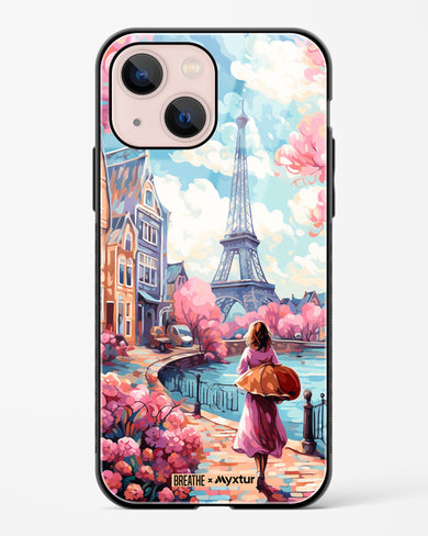 Pastel Paris Impressions [BREATHE] Glass Case Phone Cover (Apple)