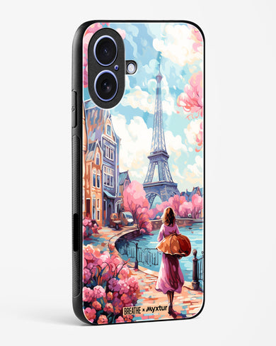 Pastel Paris Impressions [BREATHE] Glass Case Phone Cover (Apple)